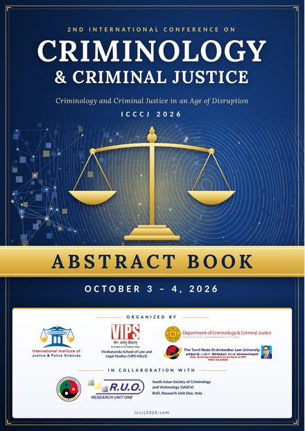 Front cover: Second International Conference on Criminology and Criminal Justice (ICCCJ 2026): Abstract Book