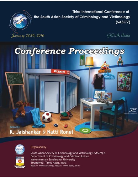 Front cover: Proceedings of the Third International Conference of the South Asian Society of Criminology and Victimology (SASCV 2016)